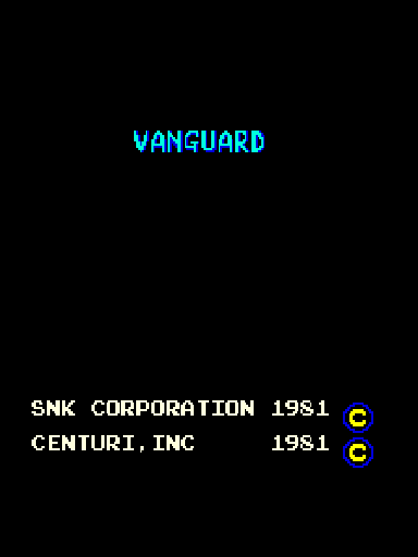 Vanguard (Centuri) Title Screen